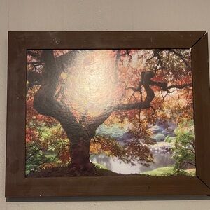 Framed Autumn Tree Art Print